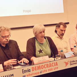 Manuel Delgado, Joan Tardà, Dolors Sabater, Jordi Cuixart, Jaume Roures i Xavier Trias