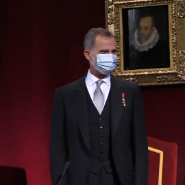 El Rey preside en la RAE la apertura del curso de las Reales Academias