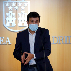 El portavoz de Más Madrid en la Asamblea, Pablo Gómez Perpinyà. EFE/ Chema Moya/Archivo