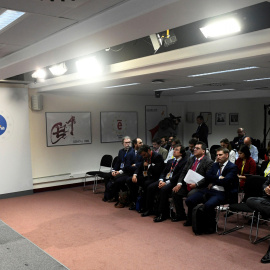 El presidente del Gobierno, Pedro Sánchez, durante la rueda de prensa posterior a la cumbre europea celebrada en Bruselas. EFE/Horst Wagner