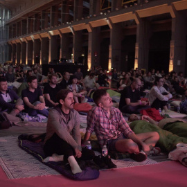 Algunos de los asistentes al concierto en Madrid de Max Richter