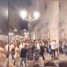 Imagen de la noche granadina previa al confinamiento. Foto extraída de redes sociales.