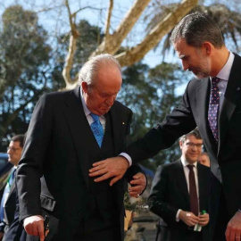 Juan Carlos I y Felipe VI