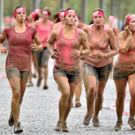 Una carrera de mujeres en Bruselas. /REUTERS