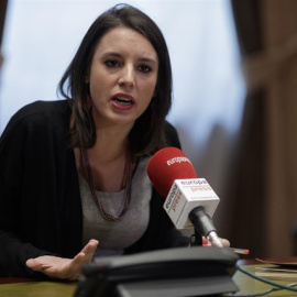 La portavoz parlamentaria de Unidos Podemos, Irene Montero /EUROPA PRESS