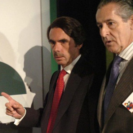 José María Aznar y Miguel Blesa, en 2006. EFE