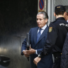 Miguel Blesa tras declarar ante el juez Andreu por las tarjetas Black en 2015 /EUROPA PRESS