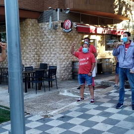 Trabajadores de Coca-Cola protestan el día del juicio por el escrache a Marcos de Quinto