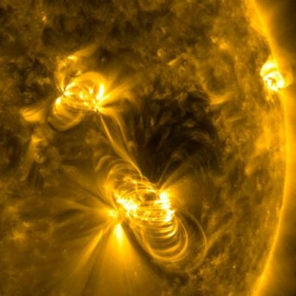 Llamarada solar. /NASA