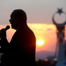 Erdogan en el primer aniversario del fallido Golpe de Estado contra su Gobierno. | REUTERS