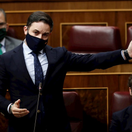 El presidente de Vox, Santiago Abascal. - EFE/ Mariscal