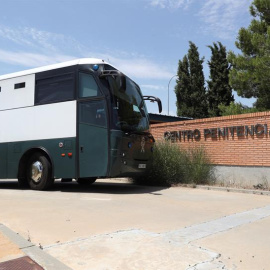 Los siete reclusos varones del procés (el exvicepresidente de la Generalitat Oriol Junqueras, los exconsellers Jordi Turull, Josep Rull, Joaquim Forn y Raül Romeva, el exlíder de la ANC Jordi Sànchez y el líder de Òmnium Jordi Cuixart ), a su llegad