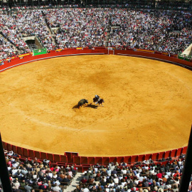 Imagen de archivo de la plaza de toros de Valencia. EFE