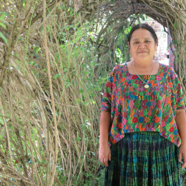 Ana Rutilia Ical, catedrática y candidata a diputada en Guatemala.