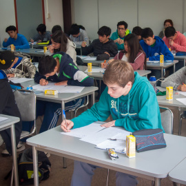 Imagen de archivo de la final de la Olimpiada Nacional de Matemáticas de 2015.