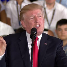 Donald Trump, en Virginia. / EFE