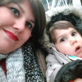 Carola y su hija Alicia.