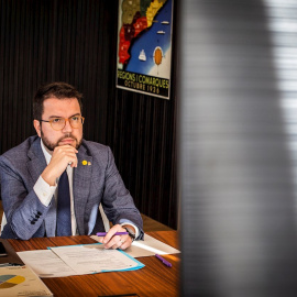 El vicepresidente de la Generalitat, Pere Aragonès. EFE