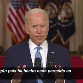 Joe Biden califica la evacuación de las tropas de Afganistán como un "éxito extraordinario"