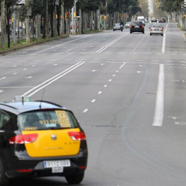 Un taxi en Barcelona. EFE
