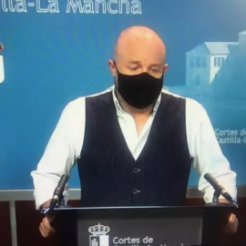 El presidente del grupo de Ciudadanos en las Cortes de Castilla-La Mancha, Alejandro Ruiz.