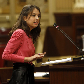La diputada de Unidas Podemos, Gloria Santiago. Foto de archivo.