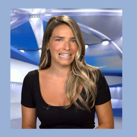 La presentadora de El Tiempo en Cuatro, Flora González