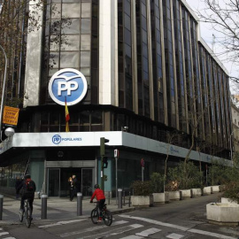 Sede nacional del PP en la calle Génova de Madrid. E.P.