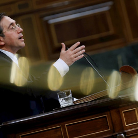 22/12/2021 El ministro José Manuel Albares durante su intervención en la sesión de control al Gobierno