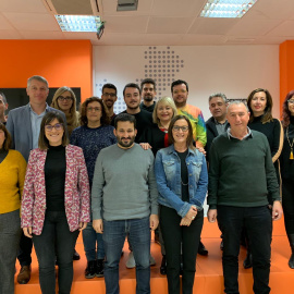 Imatge de grup dels dirigents del Bloc.