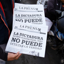 Imagen de un periódico nicaragüense opositor del Gobierno de Daniel Ortega.