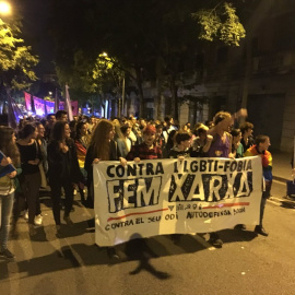 Mobilització contra l'homofòbia. CRIDA LGTBI.