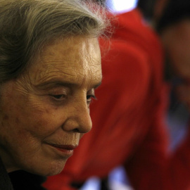 Elena Poniatowska en la presentación de su último libro.