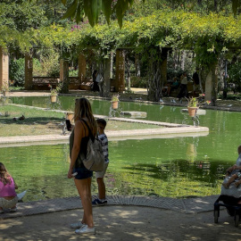 Un parque en Sevilla.