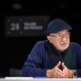 El fundador del Taller de Músics, Lluís Cabrera, durant l'entrevista.