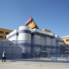 Fachada del Centro de Internamiento de Extranjeros en Aluche (Madrid). EUROPA PRESS