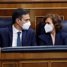 Pedro Sánchez Carmen Calvo Congreso