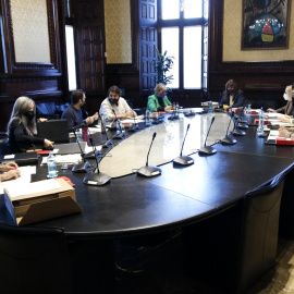 18/01/2022 - La reunió de la Mesa del Parlament d'aquest dimarts.