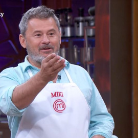 Miki Nadal durante el programa de Masterchef.