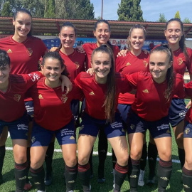 Plantilla de Osasuna Femenino B (Fotografía: Twitter @CAOsasuna)