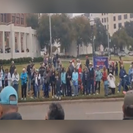 Imagen de la concentración en Dallas.