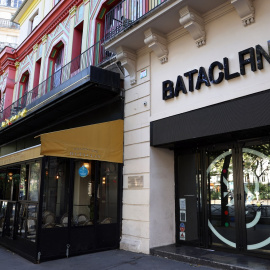 La sala de espectáculos Bataclan, en París, donde yihadistas asesinaron a 90 personas el 13 de noviembre de 2015.