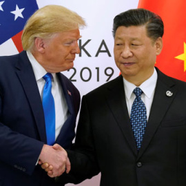 Donald Trump y Xi Jinping, en la cumbre del G20. / REUTERS