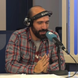 El periodista de la Cope Juan Antonio Alcalá durante una reciente entrevista.