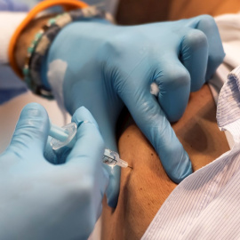 Vacunación contra el coronavirus en Sevilla .