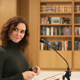 Isabel Díaz Ayuso en un acto. Marta Fernández / Europa Press