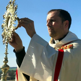 Xavier Novell quan encara exercia de bisbe de Solsona, en una imatge d'arxiu del març de 2020.