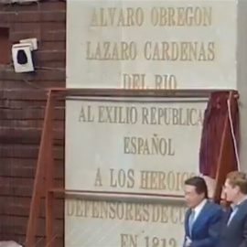 Homenaje al exilio republicano expañol en México./ CÁMARA DE DIPUTADOS MÉXICO