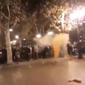 Disturbios en Logroño contra las restricciones del coronavirus.