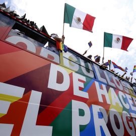 1/06/2019 - Manifestación del Orgullo en Guadalajara, México. / AFP - ULISES RUIZ
